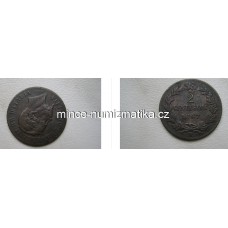 2 Centesimi 1867 M Italy - Itálie 1/1